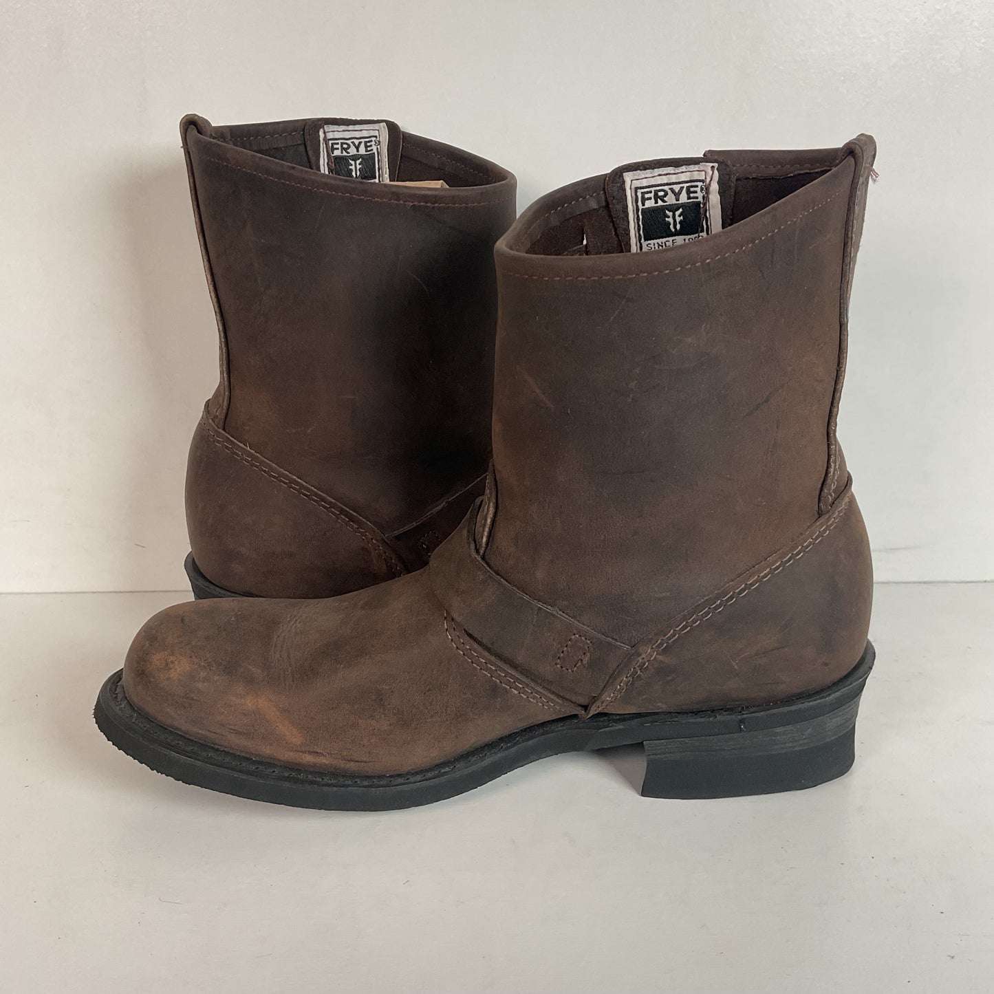 Frye Women’s 8R Engineer Harness Boots 8.5 M Style 77500 USA Made Shorty