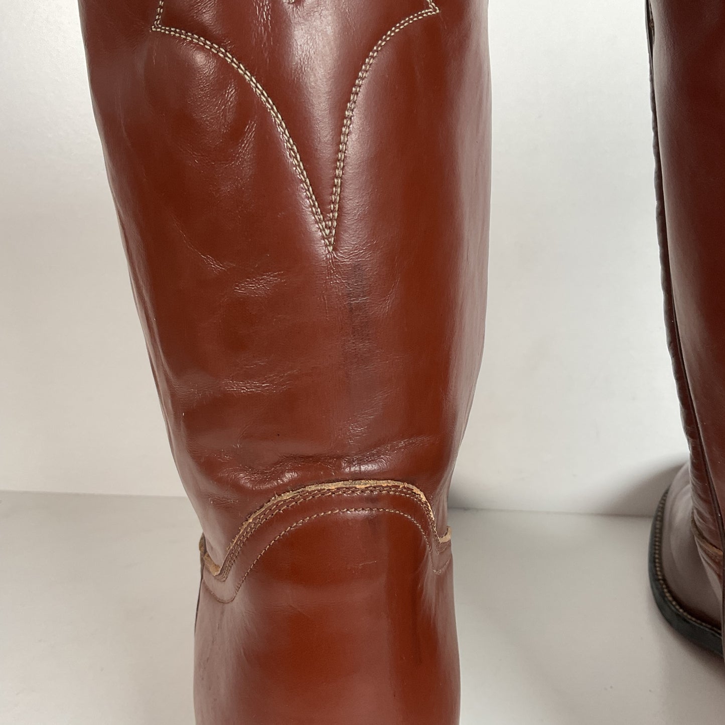 Vintage Tony Lama Calf Skin Roper Boots | Gold Label | Cowboy | Men’s 11.5 A