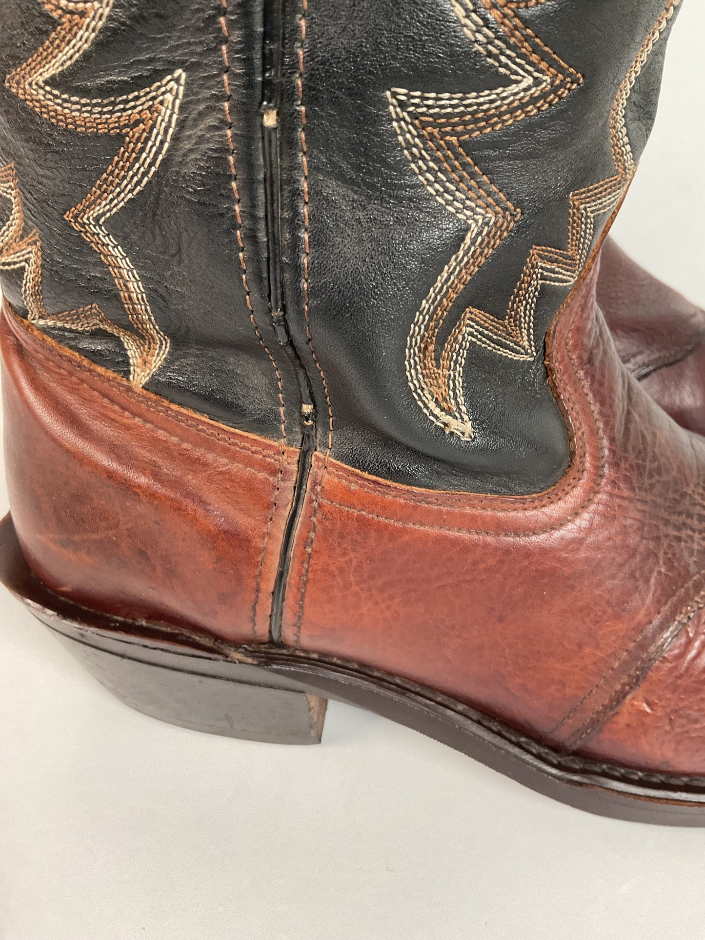 Shepler’s Tall Buckaroo Cowboy Boots 9 D Oil Resistant Work Sole