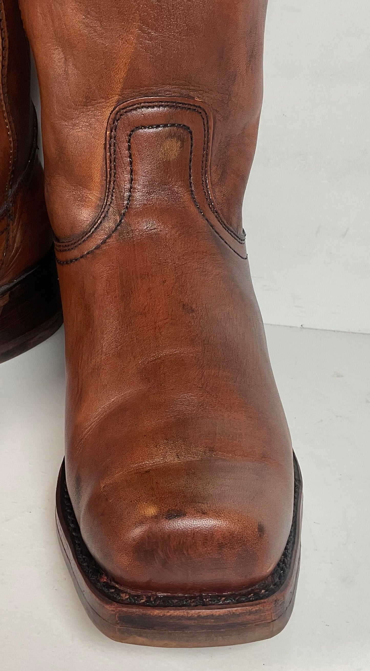 Vintage Sears Chunky Campus Boots 10.5 D USA Made Cutter Toe