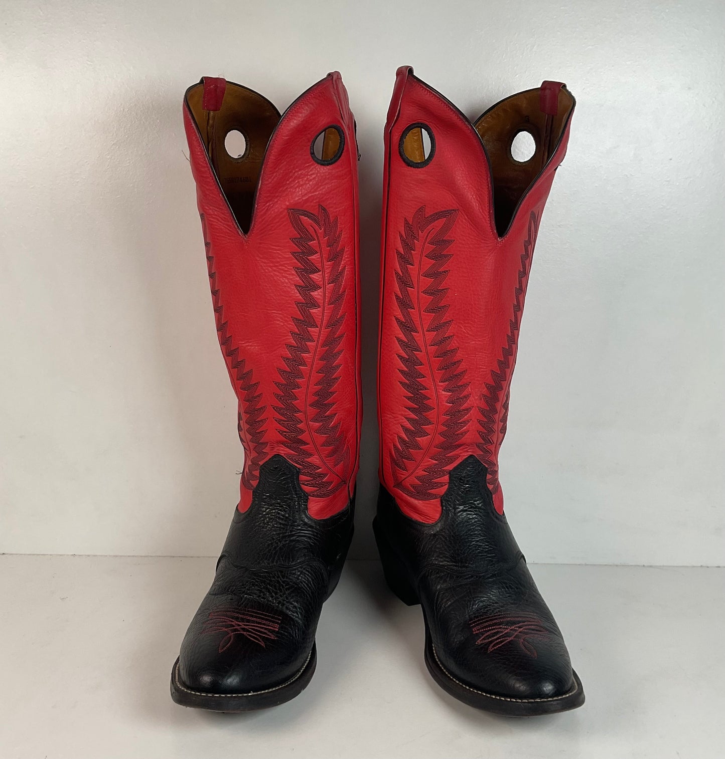 Vintage Nocona Buckaroo Cowboy Boots 12 D USA Made