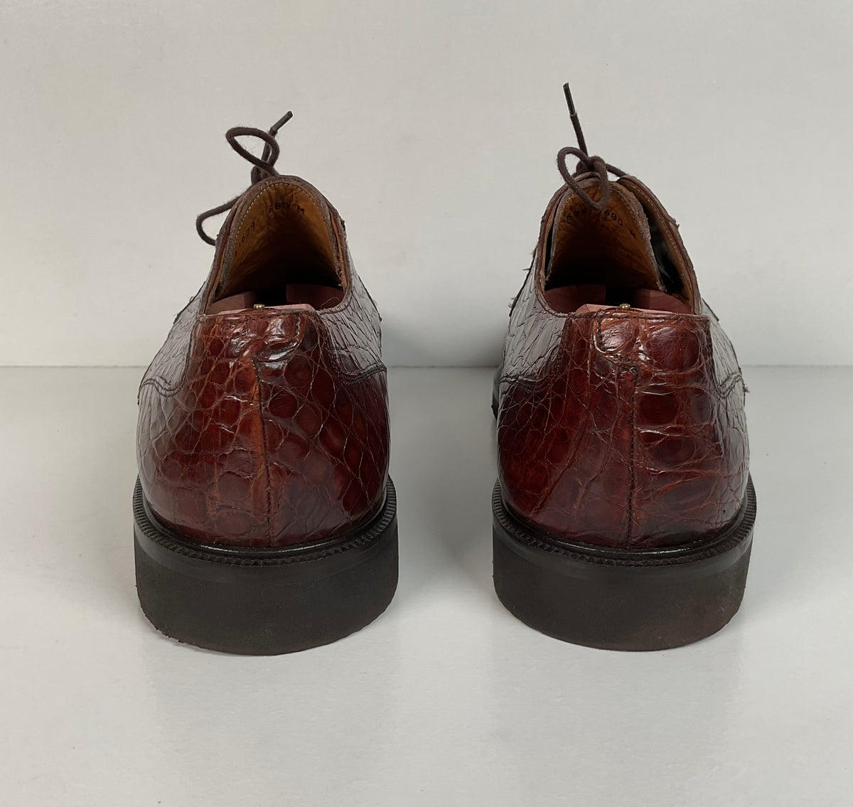 Mezlan Full Crocodile Derby Shoes | Salzburg | Exotic | Men’s 10.5