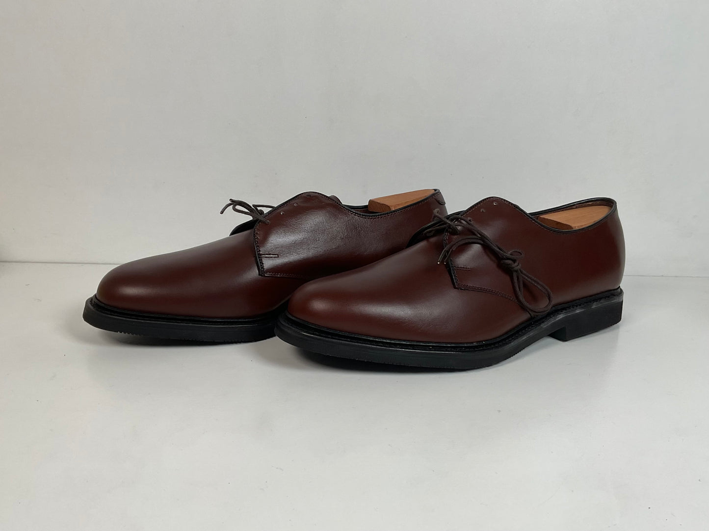 Vintage Allen Edmonds Globetrotter Weekender Shoes 9 D Plain Toe
