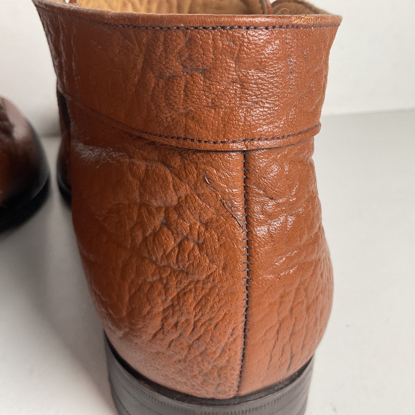 1970s Loake Camel Skin Chukka Boots 11 UK | 12 US Exotic Guardsman