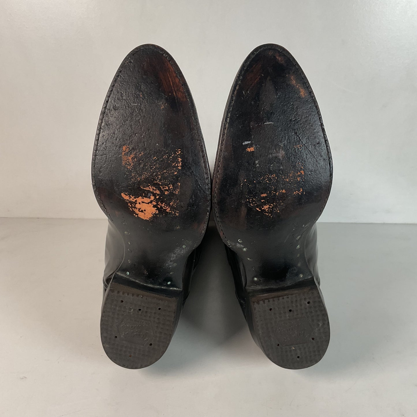 Late 1960s Tony Lama Patent Leather Cowboy Boots 10.5 D Glossy USA Made