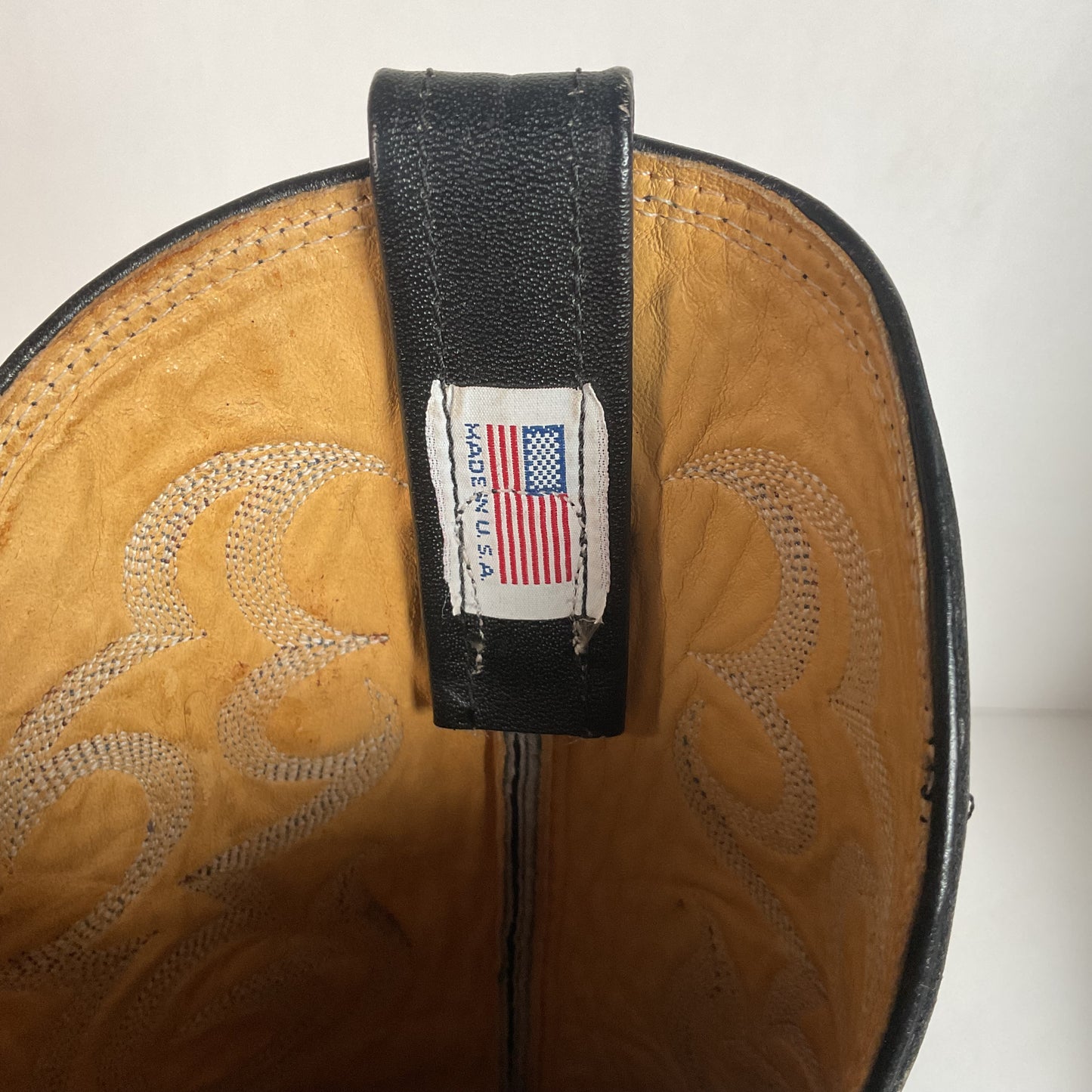 Vintage Nocona Teju Lizard Cowboy Boots 11 B USA Made