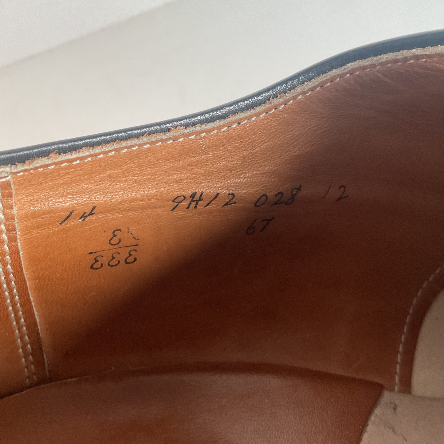 Alden Calfskin Split Toe Blucher Shoes Size 14 3E Style 67