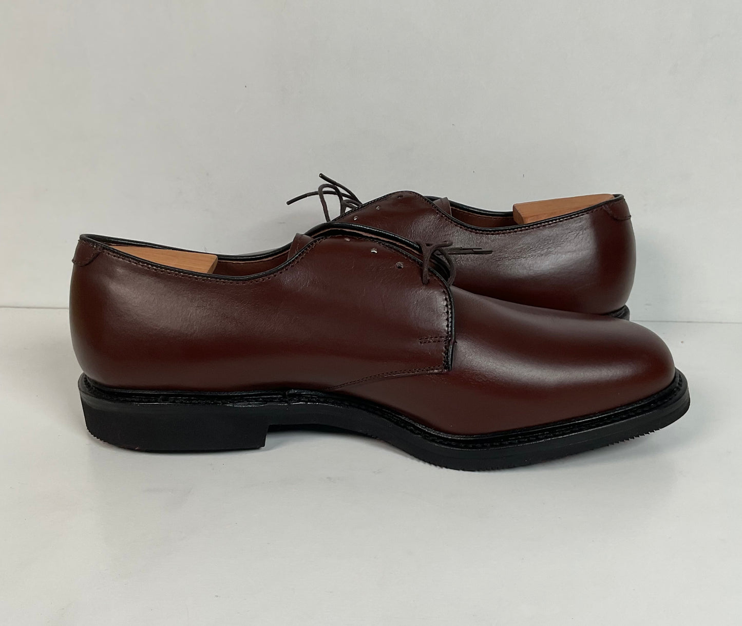 Vintage Allen Edmonds Globetrotter Weekender Shoes 9 D Plain Toe