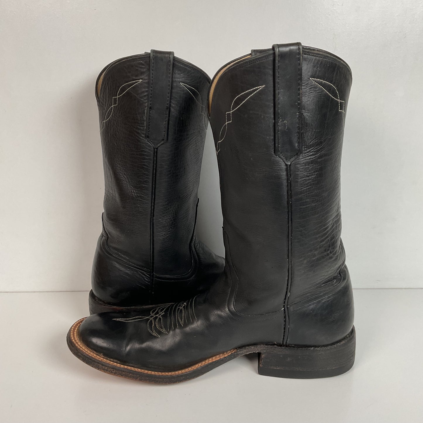 Rios Of Mercedes Soft Black Roper Boots Men’s 6.5 D | Women’s 7.5 USA