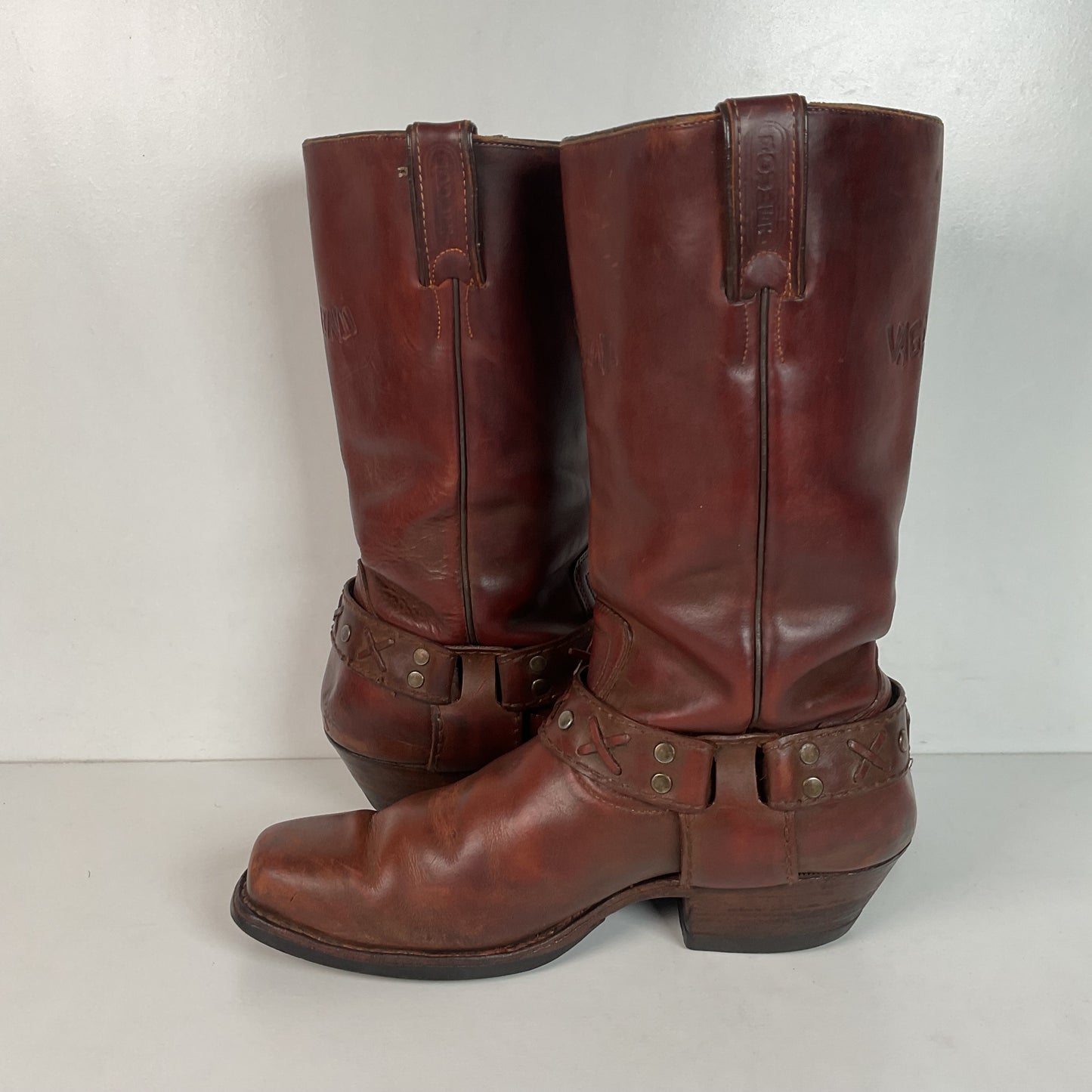 Vintage Boulet Vagabond Harness Boots Men’s 8.5 E Thrashed
