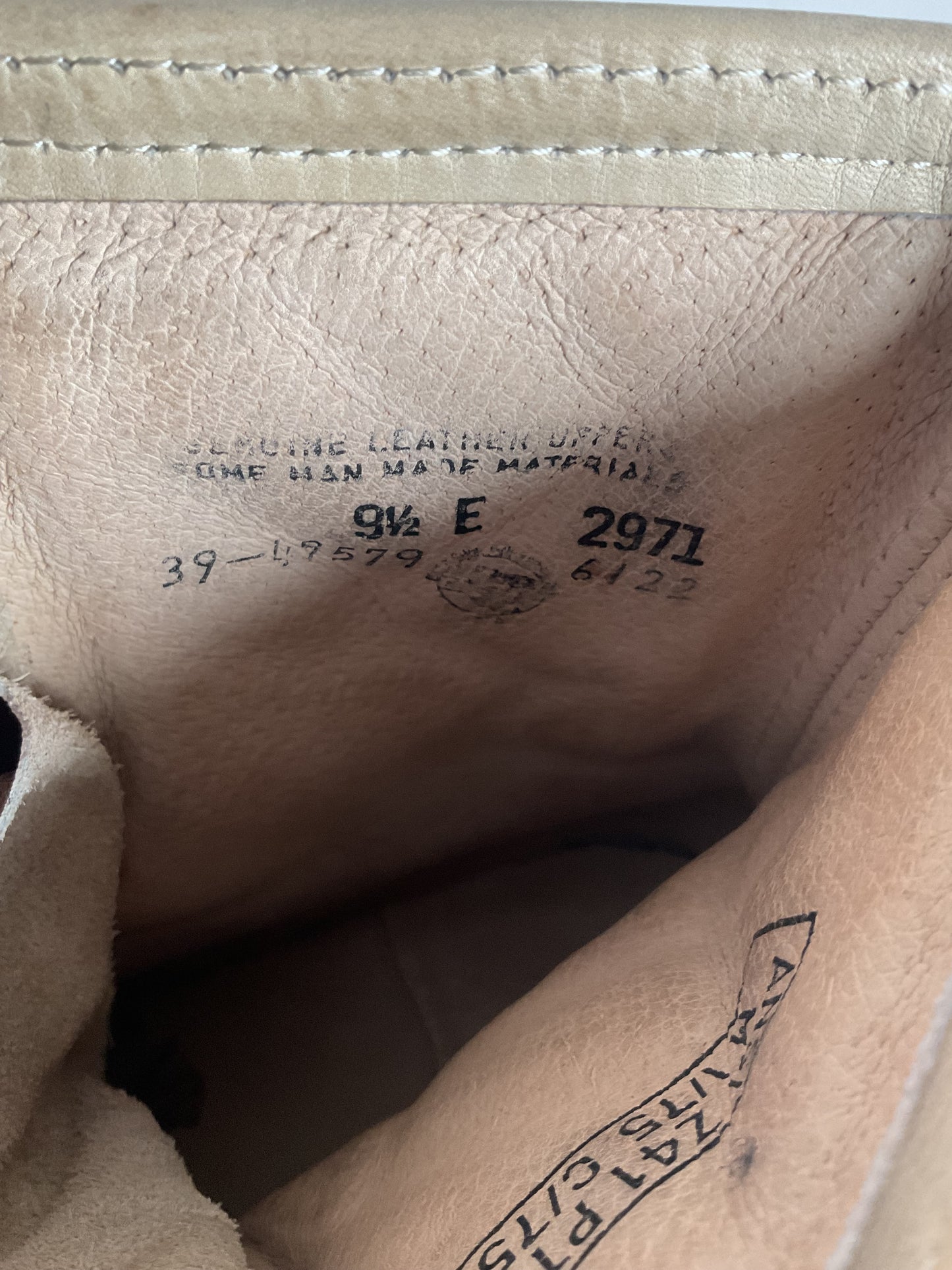 Vintage Rail Road Tanker Boots 9.5 E USA Made Steel Toe
