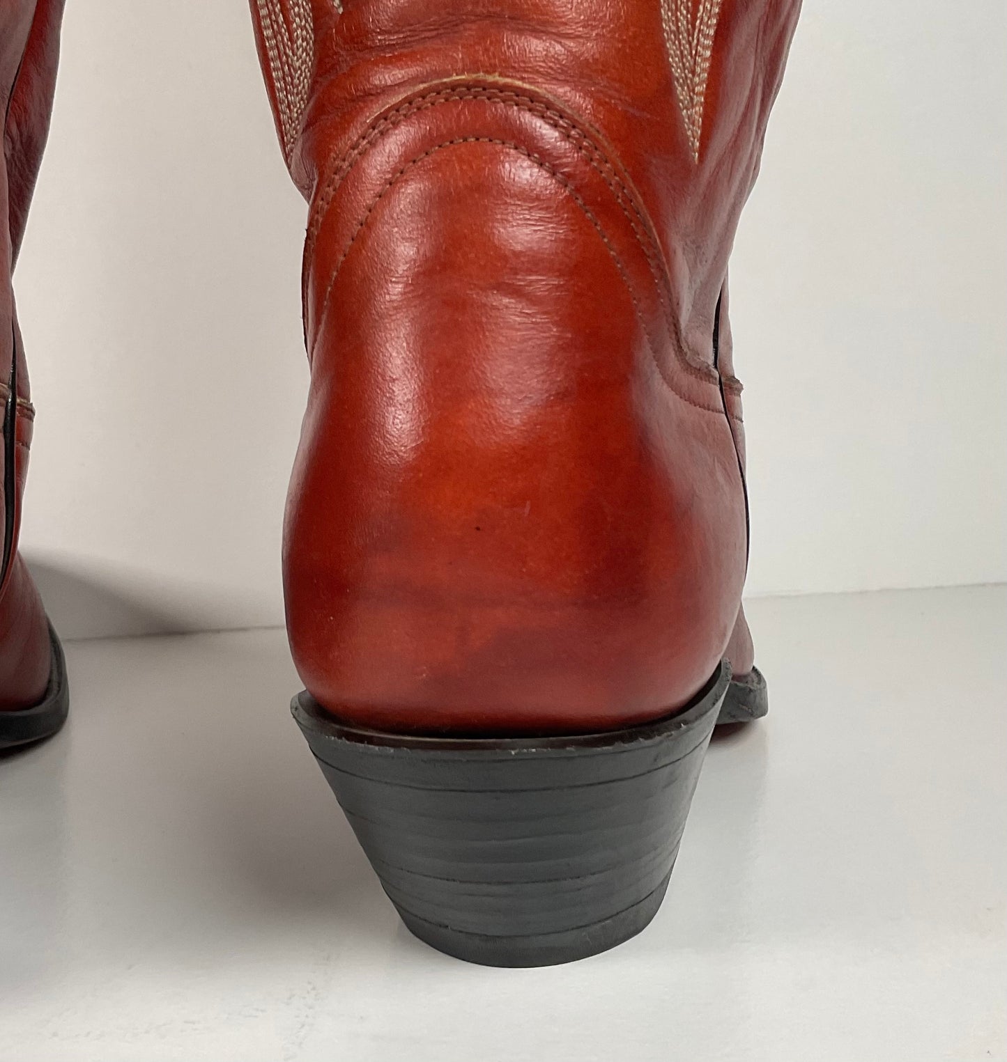 Vintage Tony Lama Chocolate Cow Cowboy Boots | Gold Label | Men’s 8 | Women’s 9