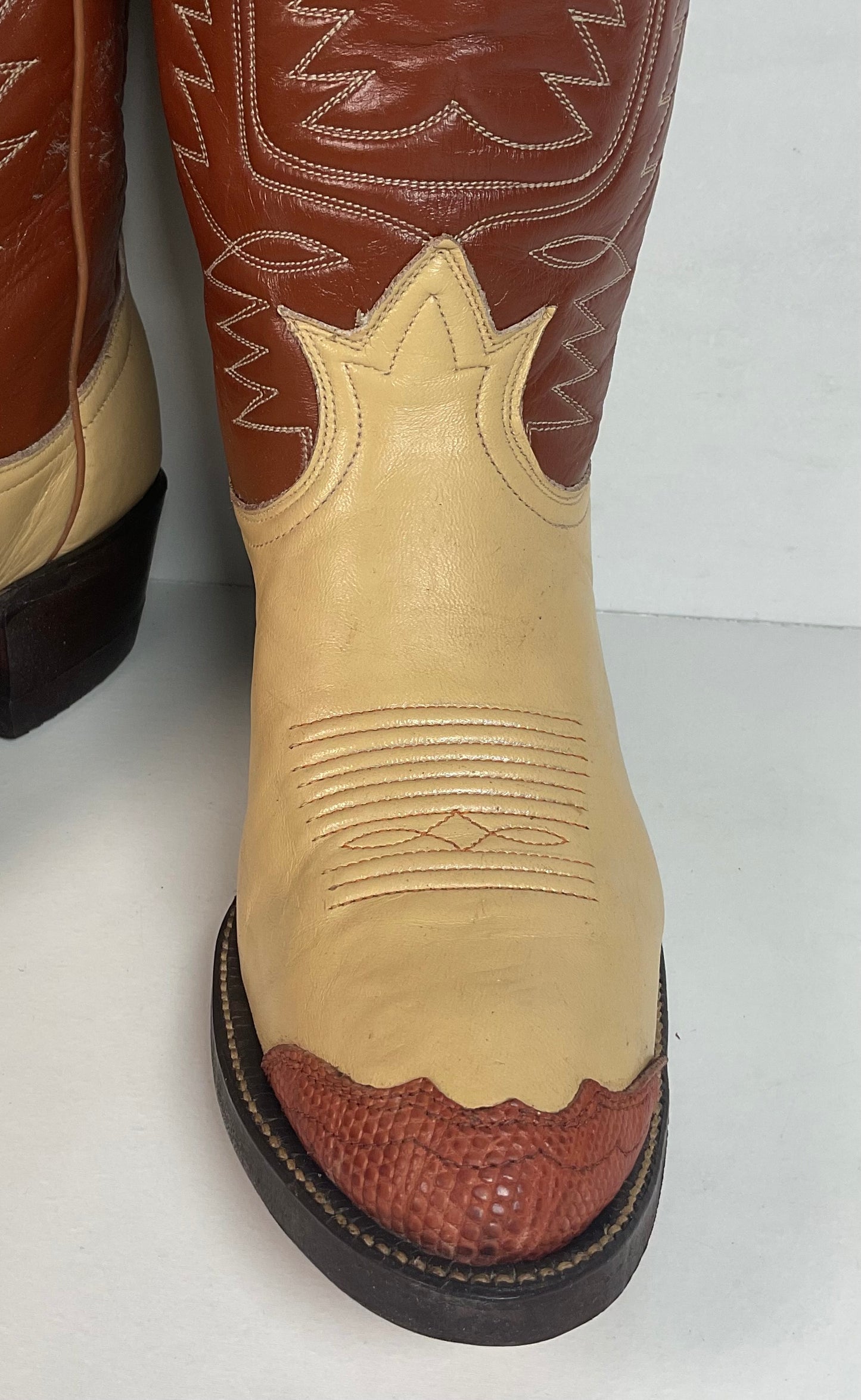 Tony Lama Urban Cowboy Boots Men’s 7 B | Women’s 8 Gold Label USA Made
