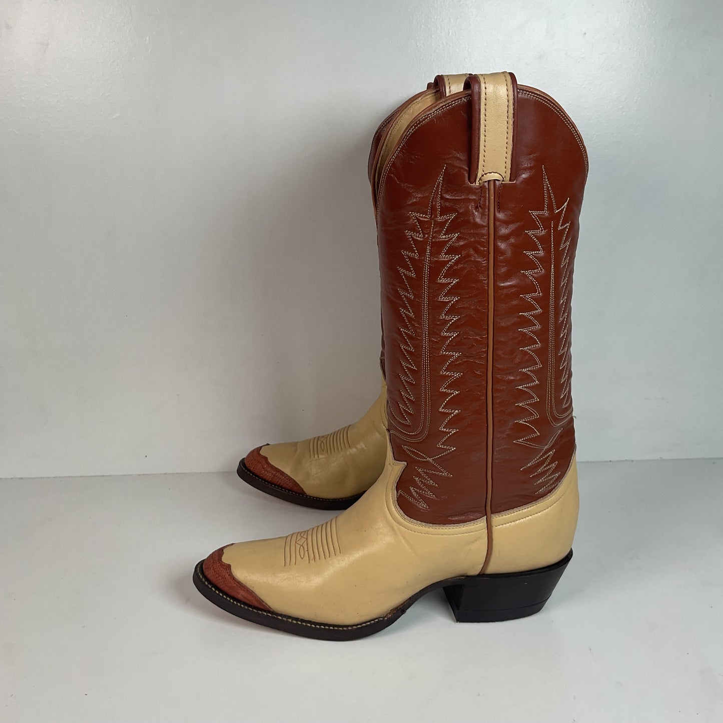 Tony Lama Urban Cowboy Boots Men’s 7 B | Women’s 8 Gold Label USA Made