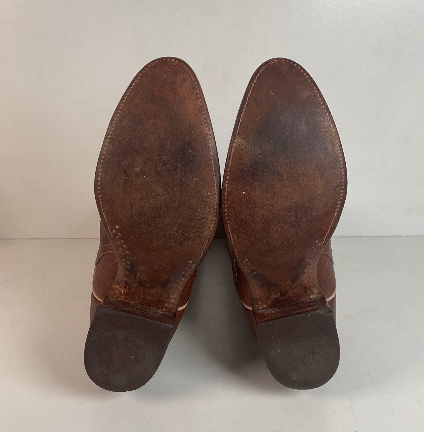 Vintage Lucchese San Antonio Lizard Teju Cowboy Boots 9.5 B