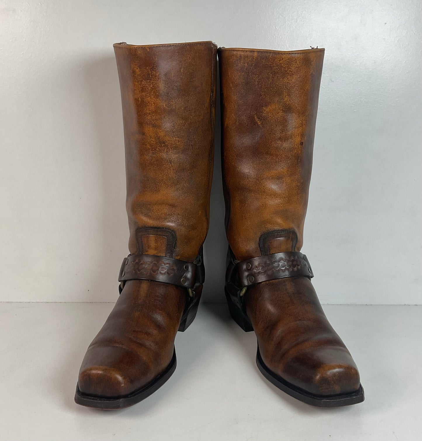 Vintage Frye Black Label Harness Boots Men’s 10 D USA Made