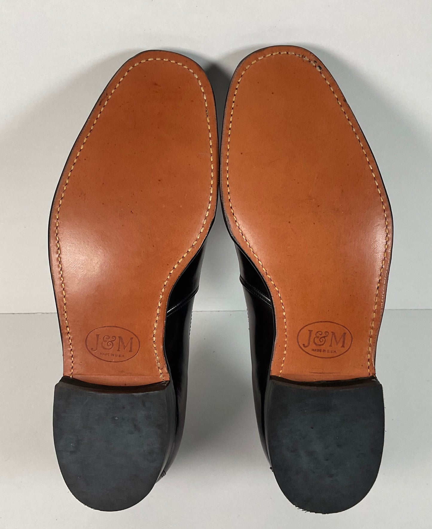 Vintage Johnston Murphy Aristocraft Oxblood Tassel Loafers 9.5 C USA Made