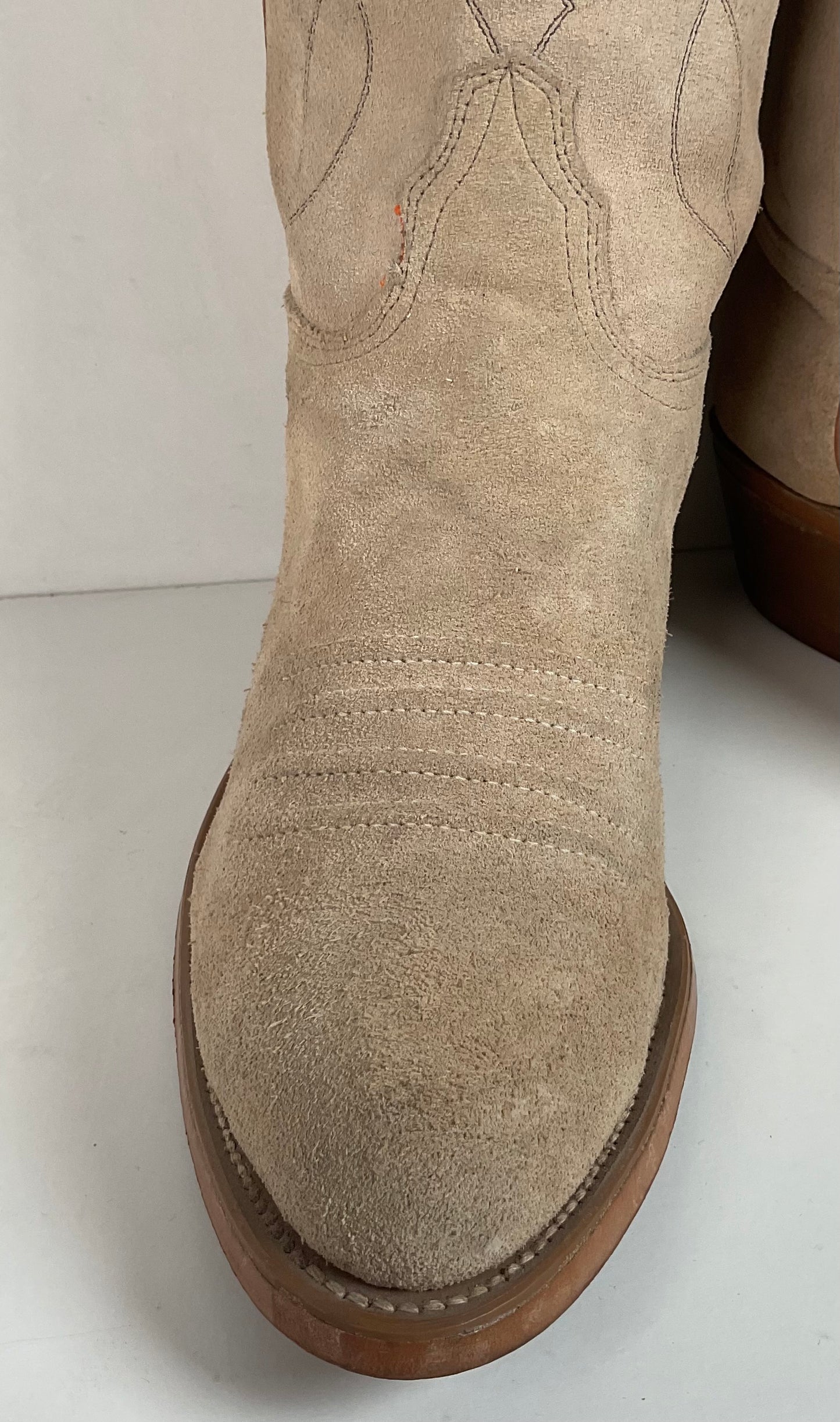 Vintage Levi’s Suede Buckaroo Cowboy Boots 12 M USA Made