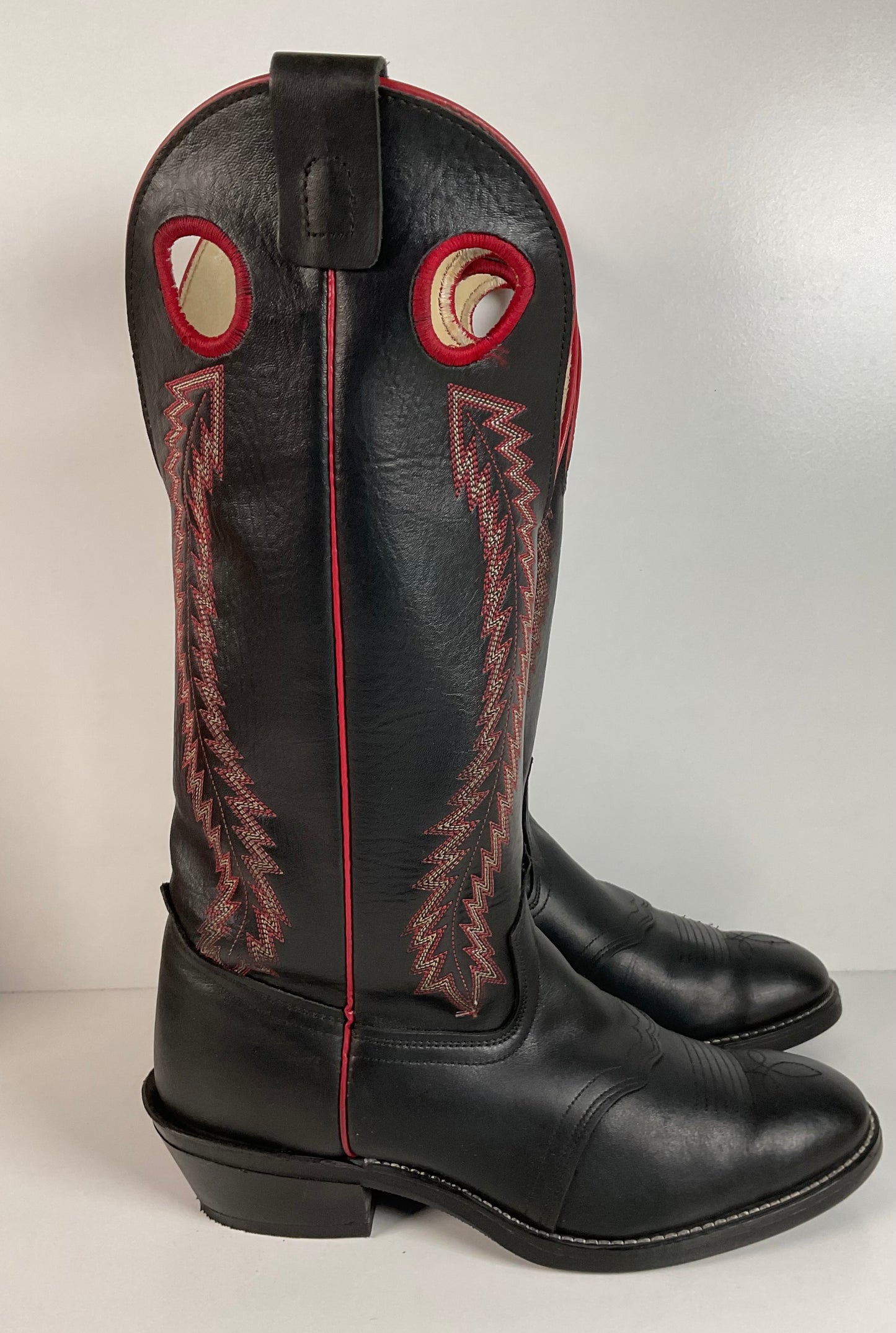 Vintage Texas Brand Buckaroo Cowboy Boots 10.5 EE USA Made