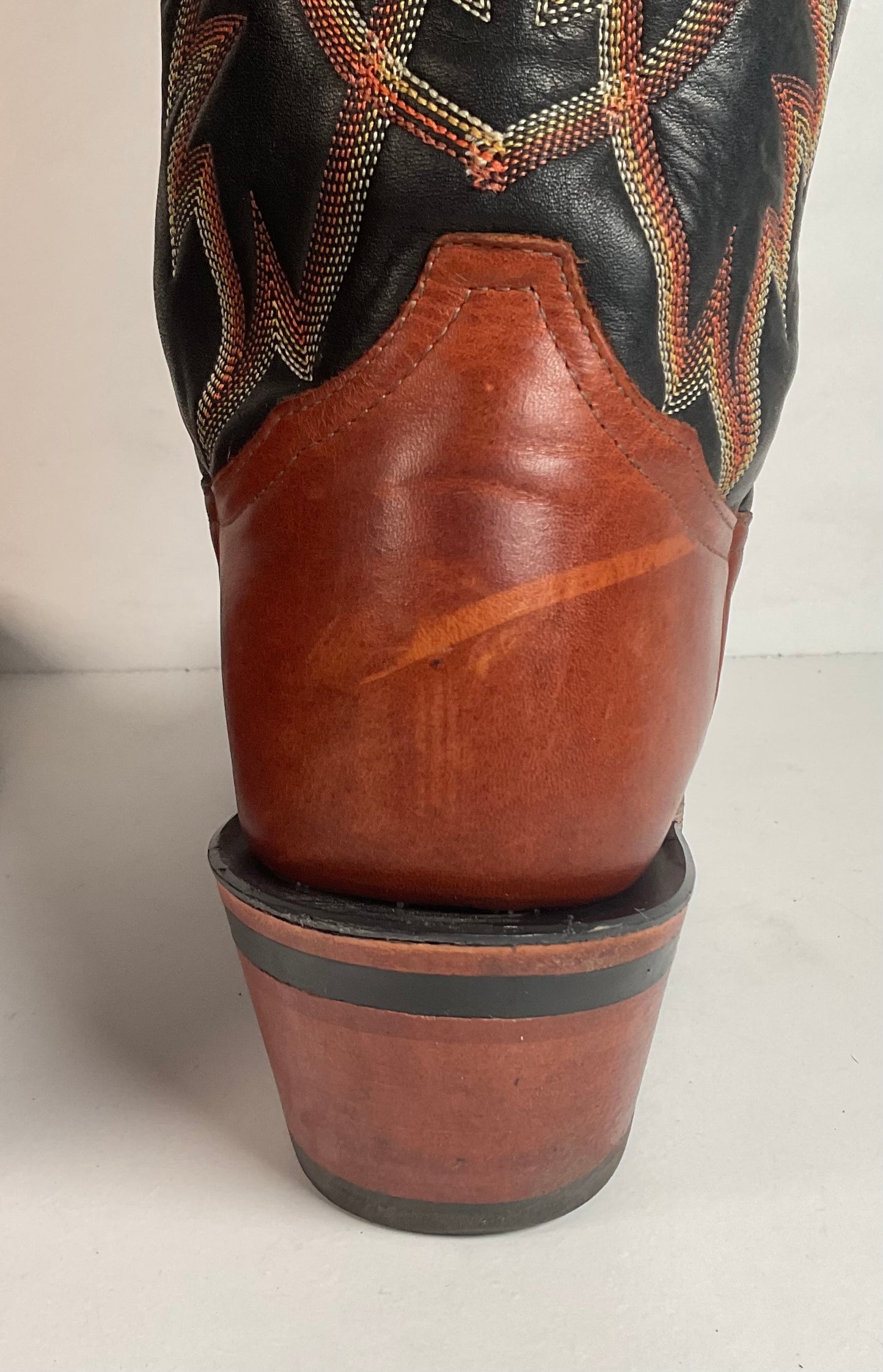 Tony Lama Renegade Buckaroo Cowboy Boots 11 D USA Made