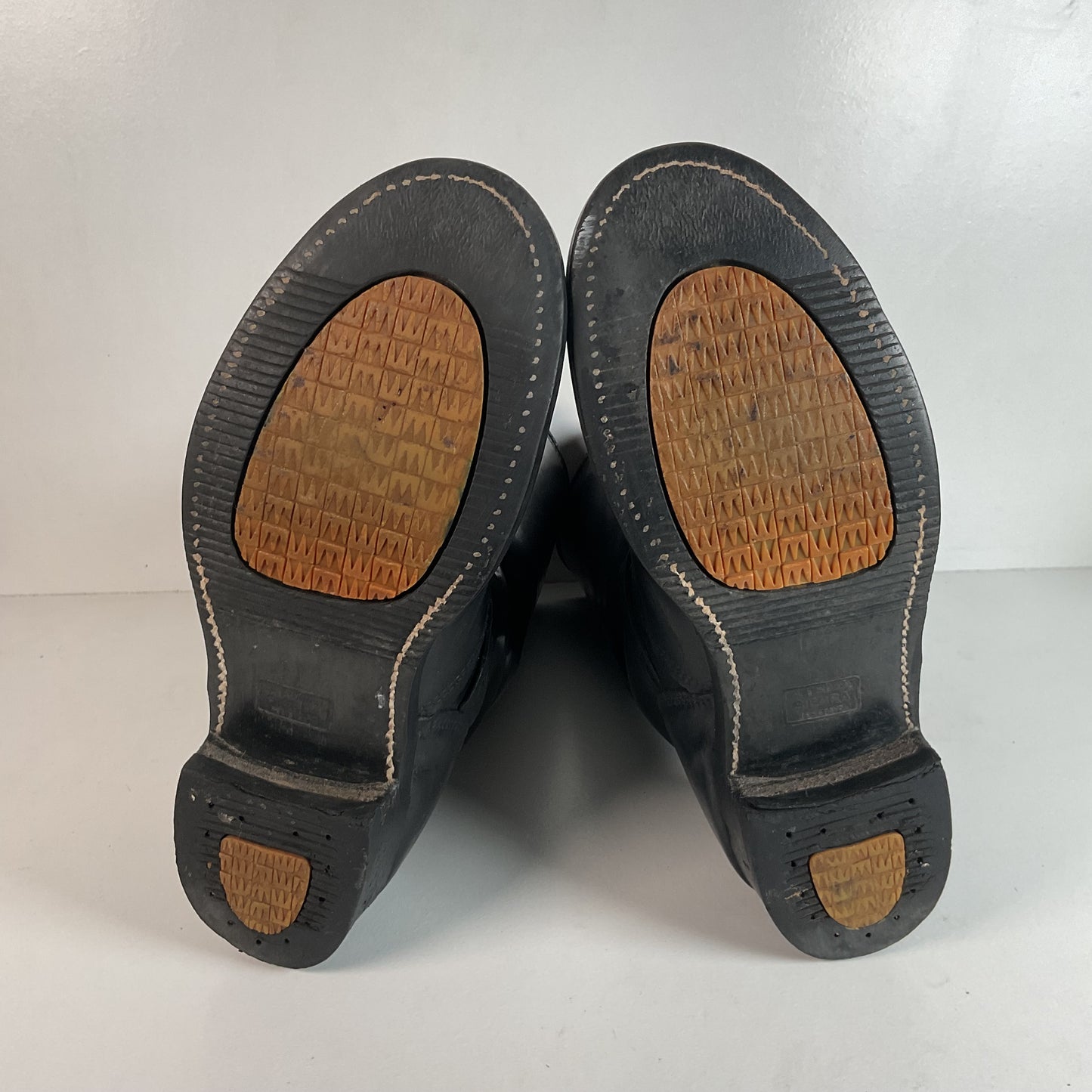 Vintage Harley Davidson Motorcycle Boots 11 Tall Steel Toe Engineer USA Made
