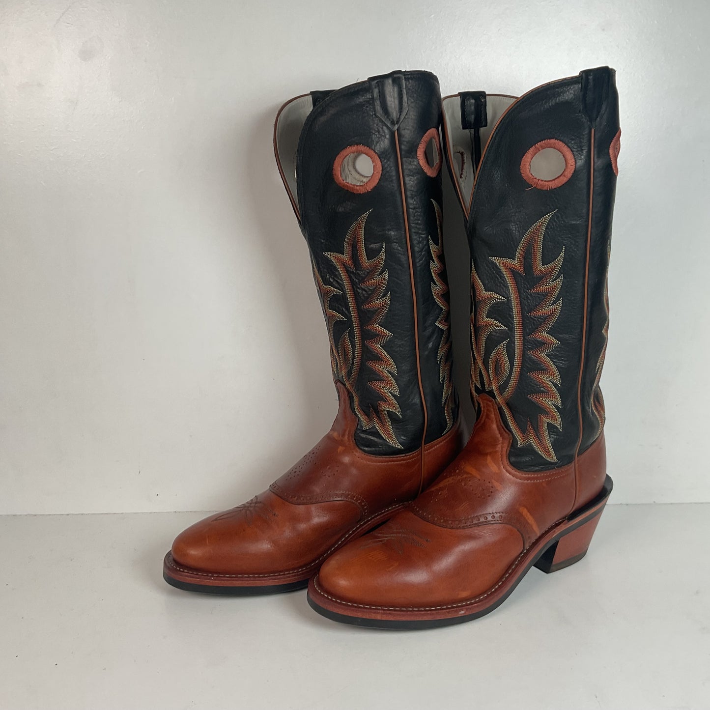 Tony Lama Renegade Buckaroo Cowboy Boots 11 D USA Made