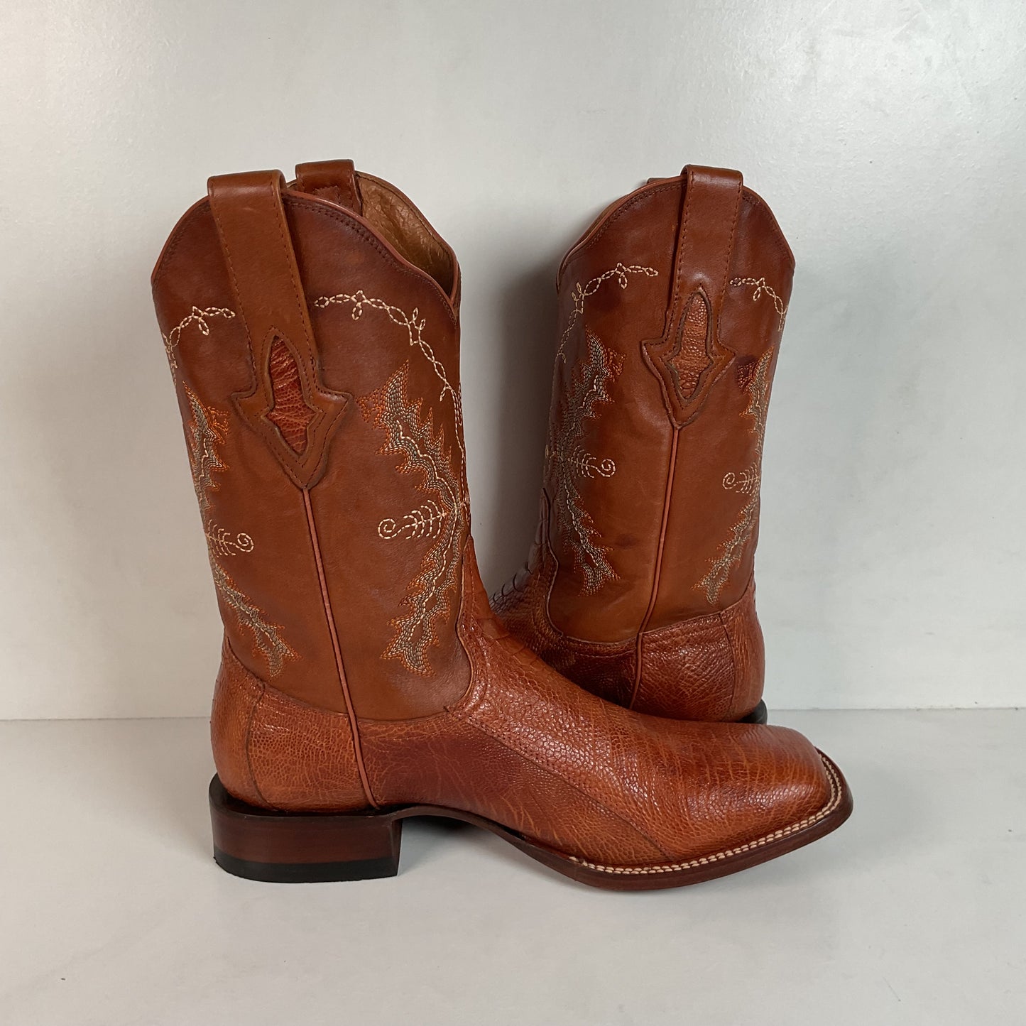 Lucchese for Resistol Ranch Ostrich Leg Roper Boots Men’s 10 B Exotic