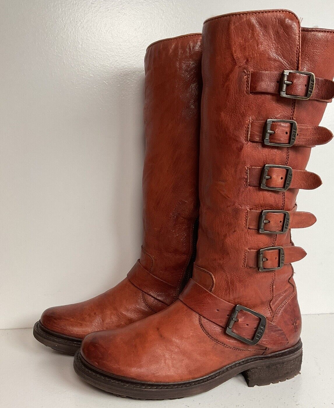 Frye shearling boot deals