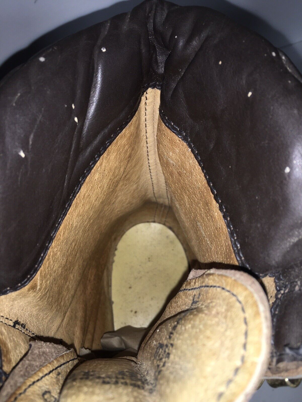 Vintage 1980s Wolverine Mountaineering Boots 11 E USA Vibram Lug Insulated