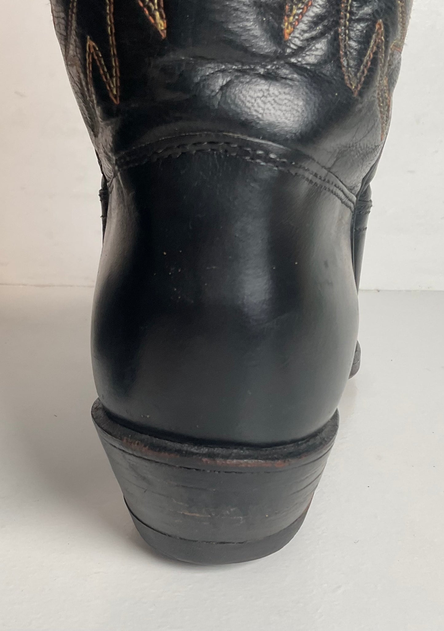 1950s Frye Authentic Cowgirl Boots 7.5 C Snip Toe