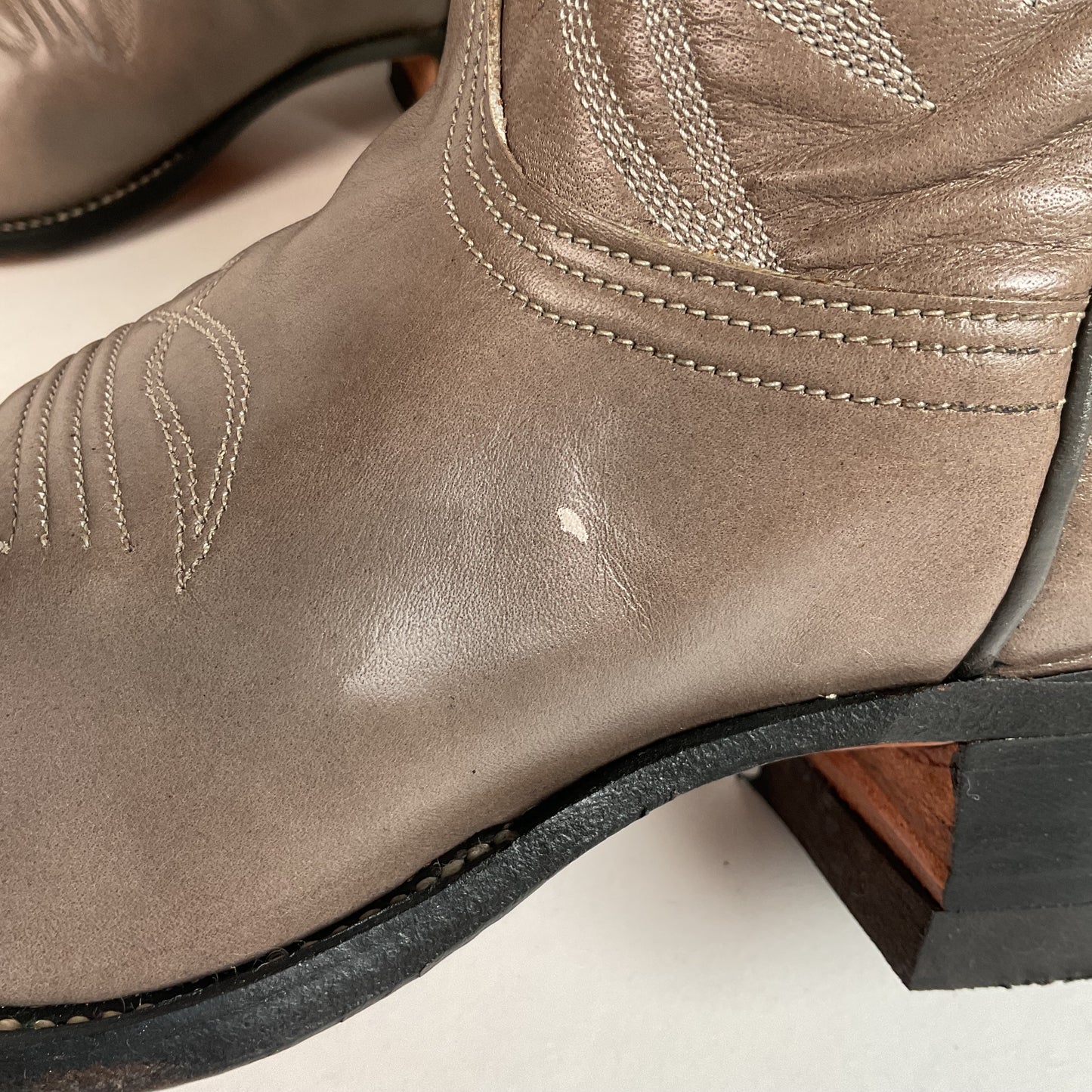 1970s Nocona Grey Cowboy Boots Men’s 8.5 B | Women 9.5