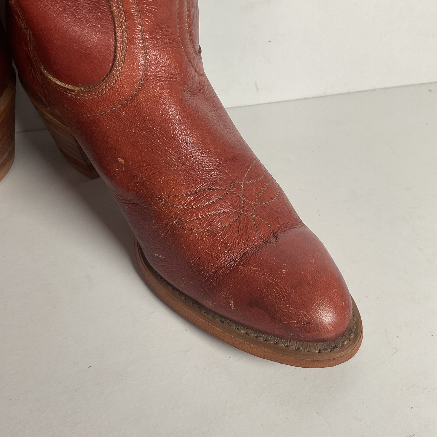 Vintage Capezio Braided Shooter Boots 6.5 M USA Made Campus Riding