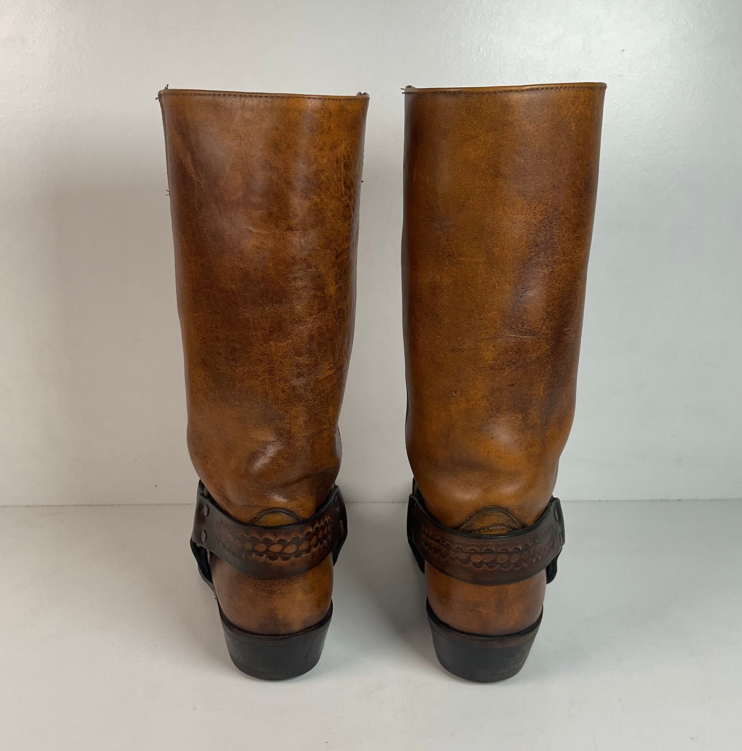 Vintage Frye Black Label Harness Boots Men’s 10 D USA Made