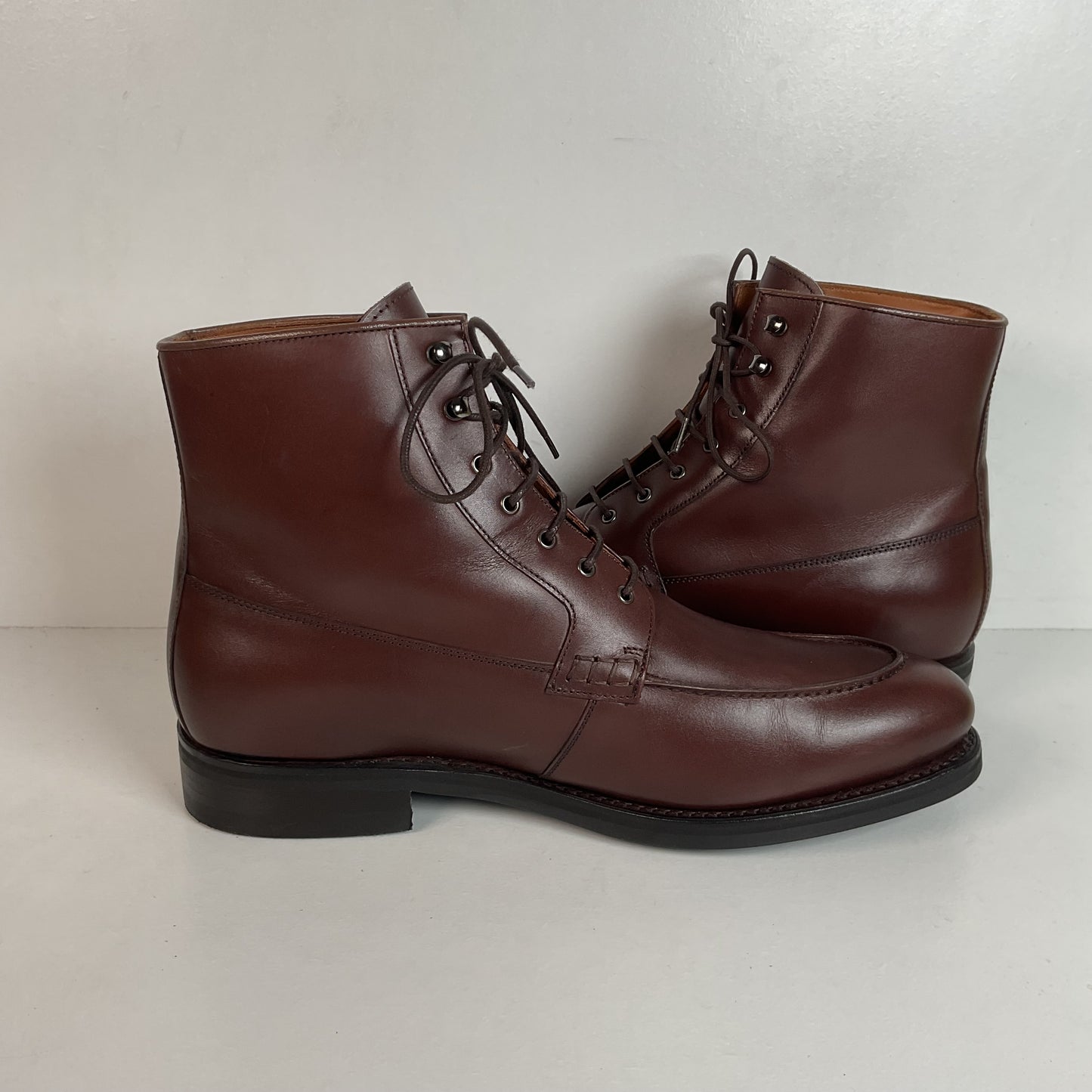 Idrese Magellan Moc Toe Boots 11 EE Lace Up Dainite Brick Sole