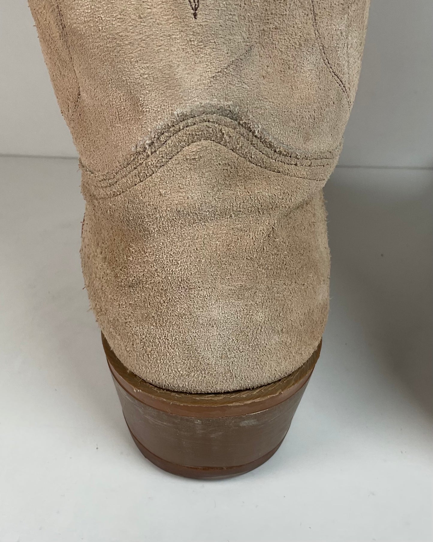 Vintage Levi’s Suede Buckaroo Cowboy Boots 12 M USA Made