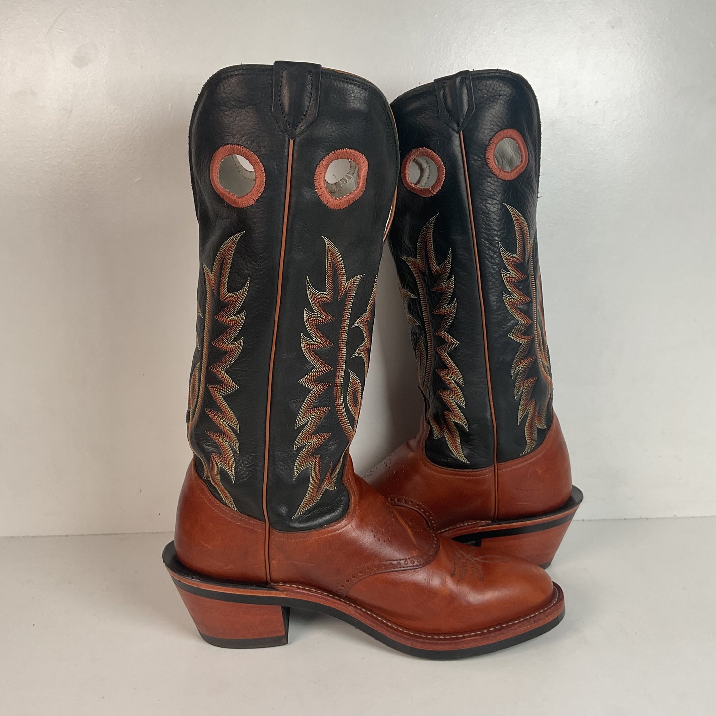Tony Lama Renegade Buckaroo Cowboy Boots 11 D USA Made