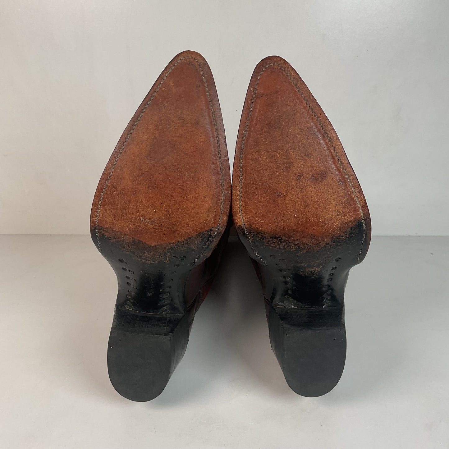 Texas Eagle Thunderbird Cowboy Boots 11 D Independence Day 4th Of July