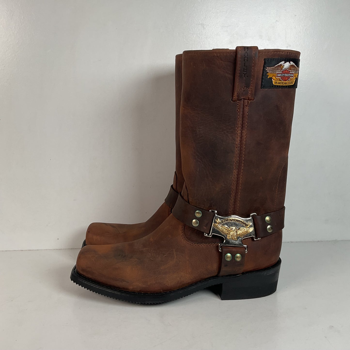 1980s Harley Davidson Men’s Harness Boots 10 M USA Made