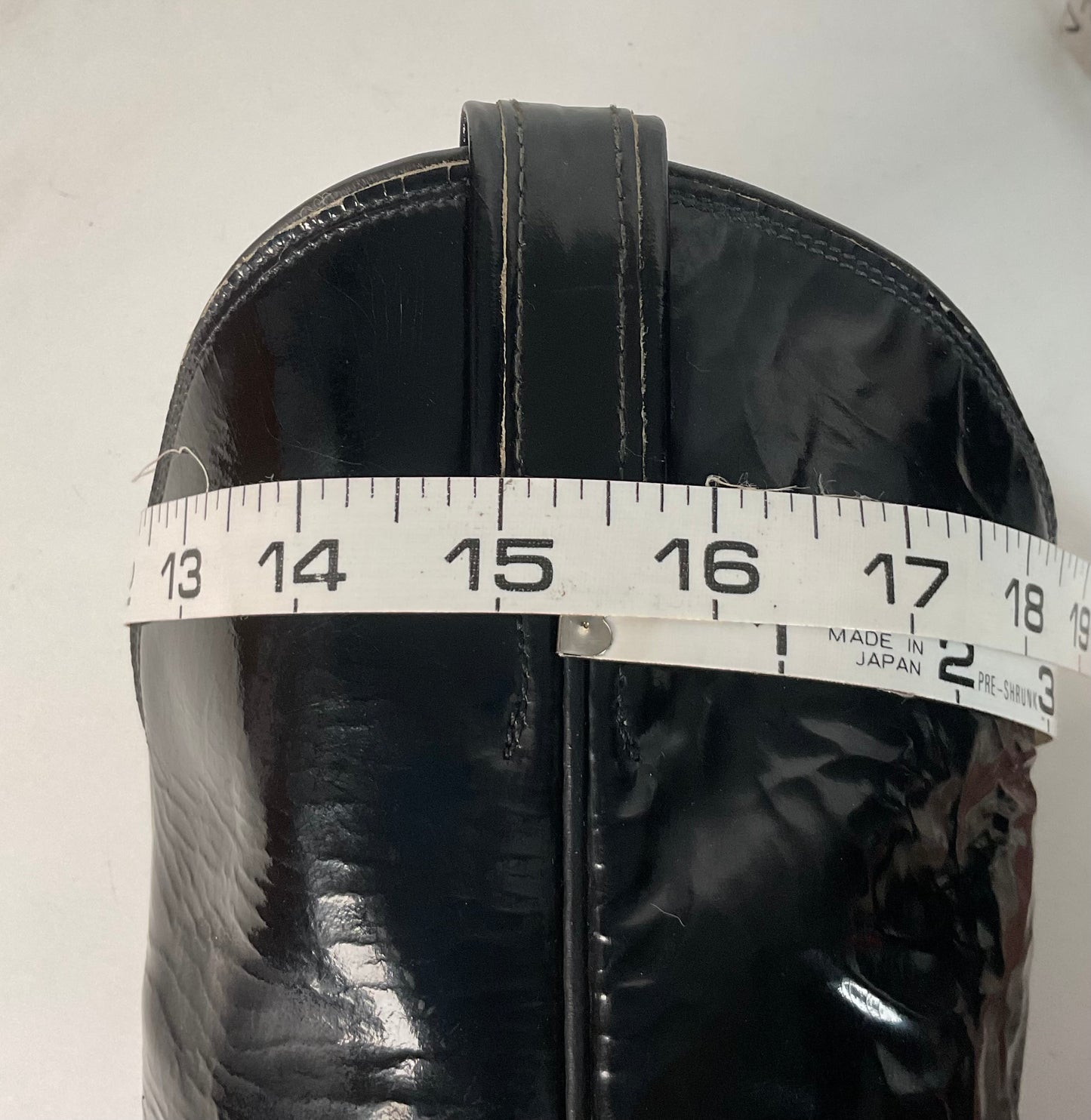 Late 1960s Tony Lama Patent Leather Cowboy Boots 10.5 D Glossy USA Made
