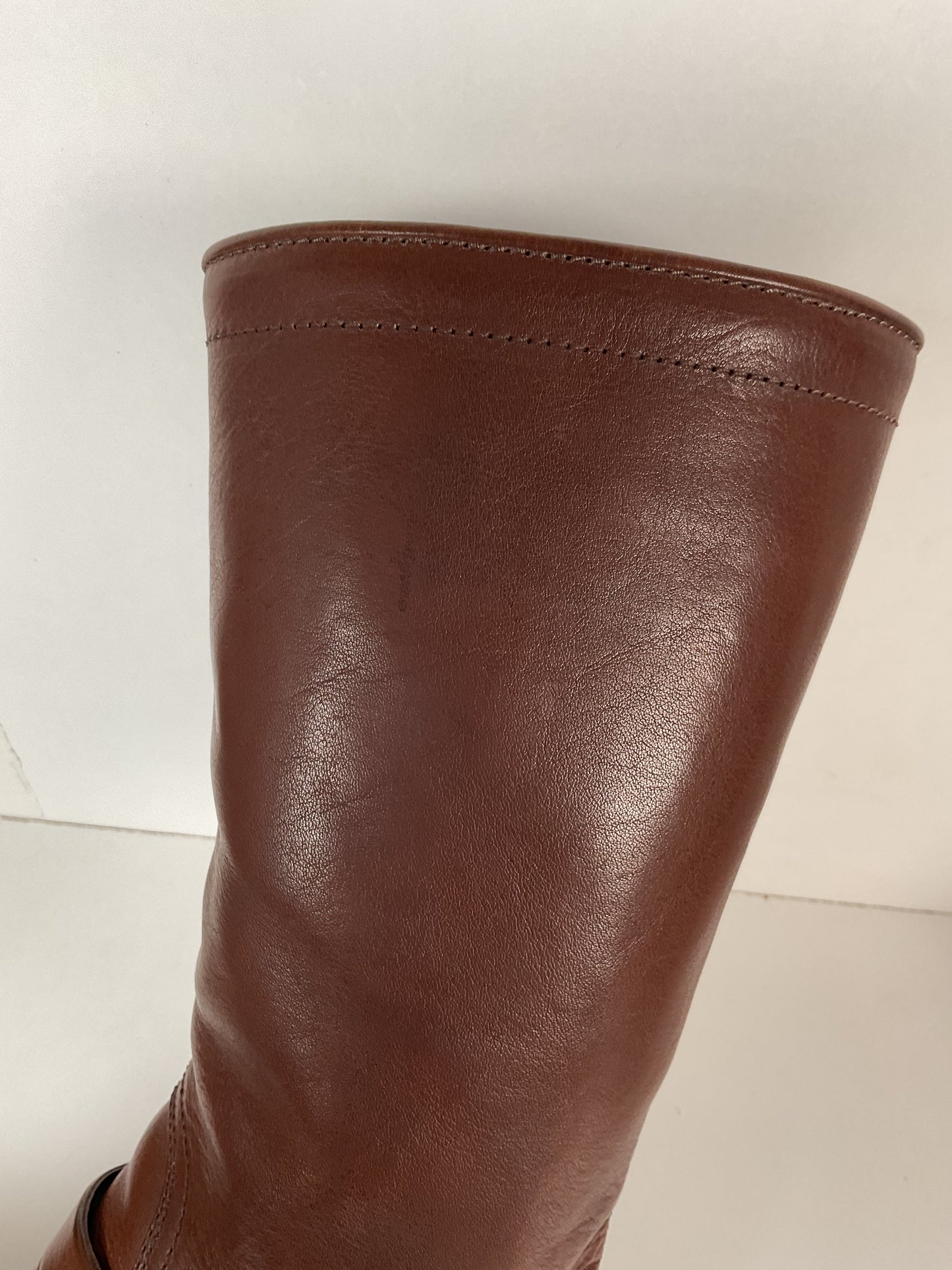 Ralph Lauren Purple Label Riding Boots 8.5 B Chilton Dark Oak Burnished