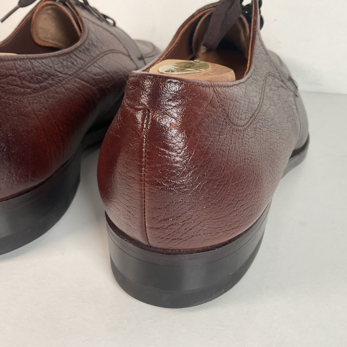 Vintage Florsheim Plain Toe Dress Shoes 10.5 3E (Wide)