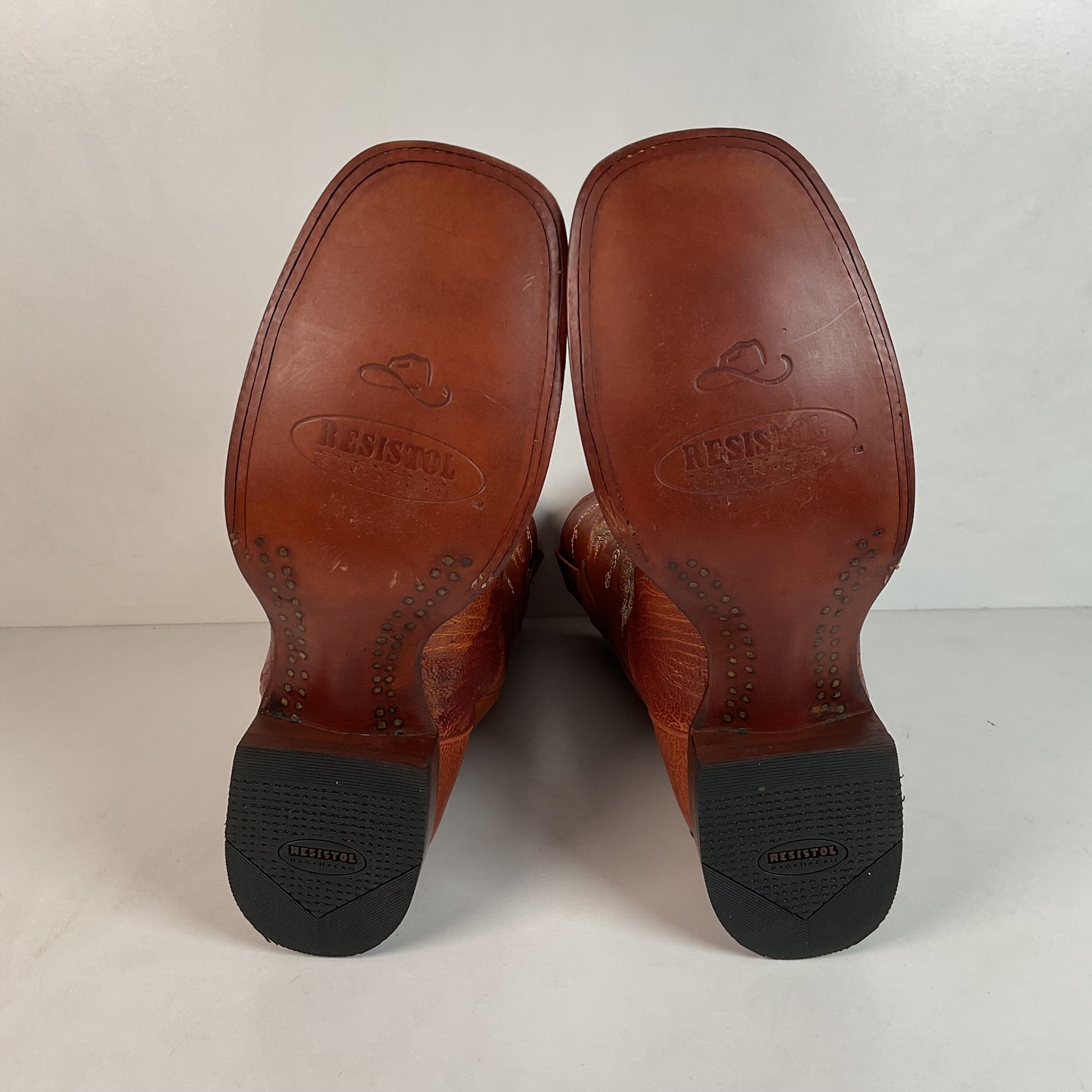 Lucchese for Resistol Ranch Ostrich Leg Roper Boots Men’s 10 B Exotic