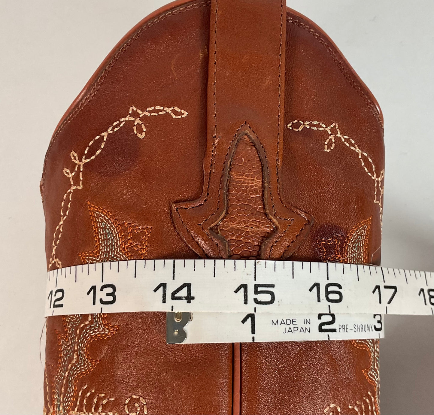 Lucchese for Resistol Ranch Ostrich Leg Roper Boots Men’s 10 B Exotic