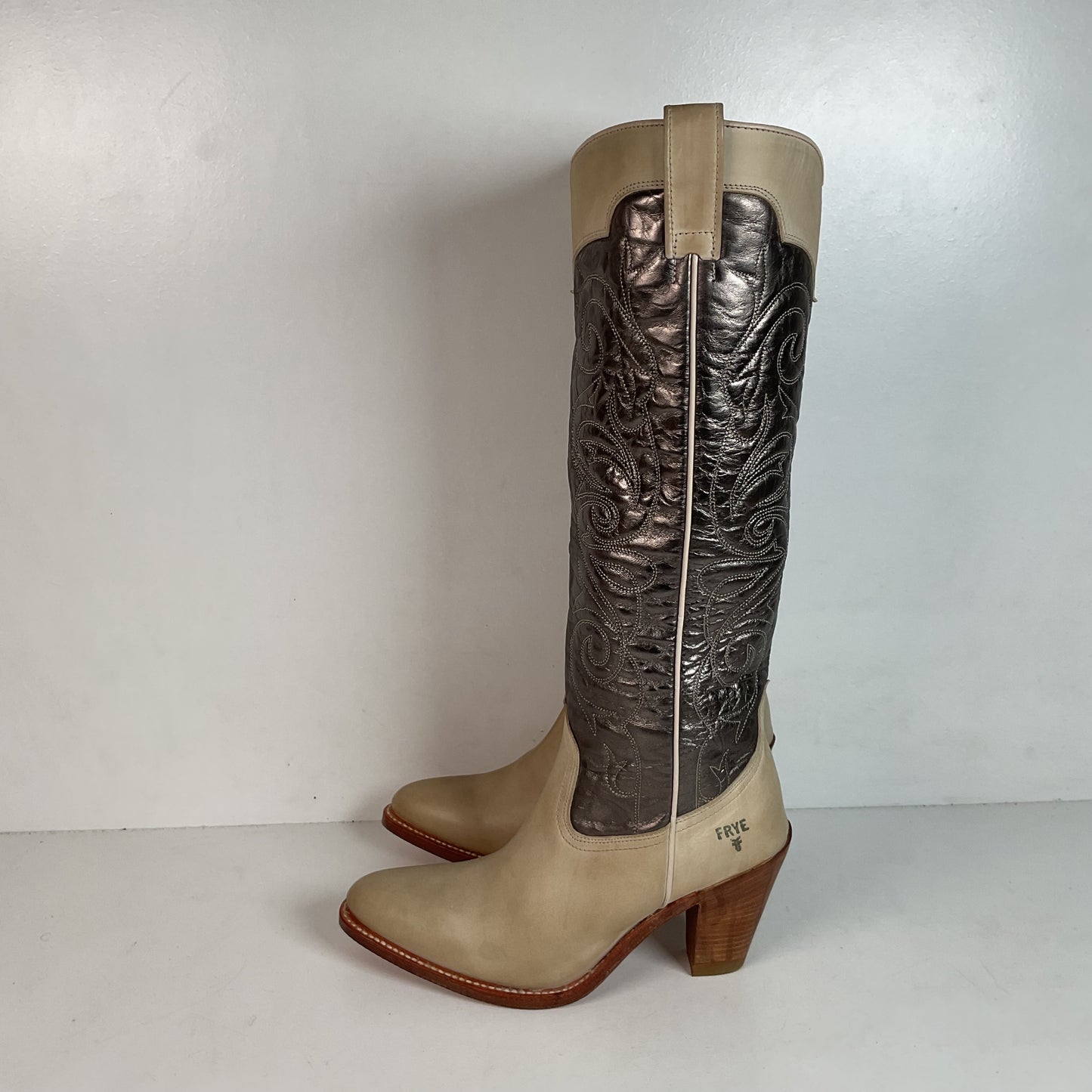 Frye Women’s Mustang Riding Boots 8 M Made In Spain