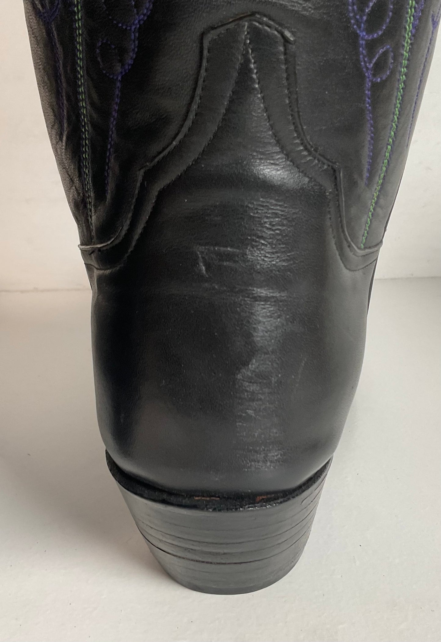 Vintage Rocky Carroll Grape Vine Cowgirl Boots 7 Custom Made