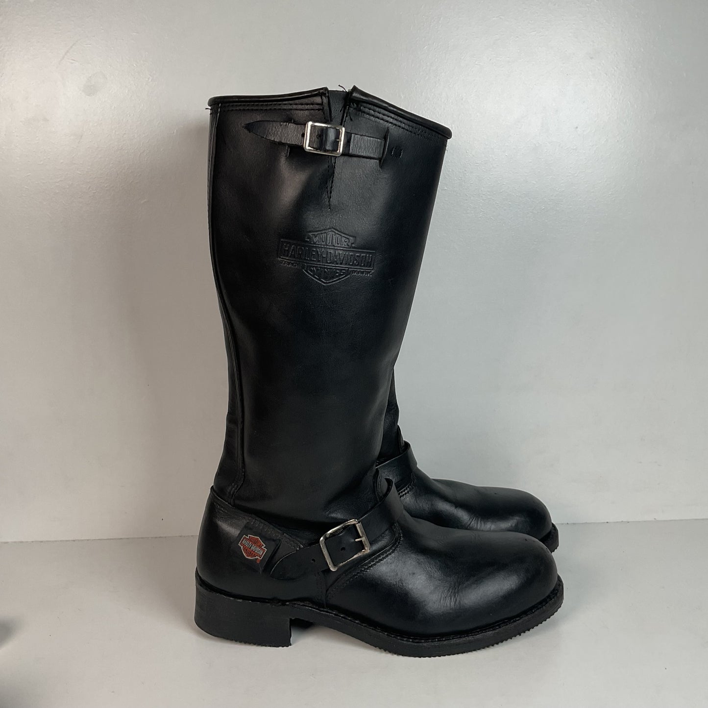 Vintage Harley Davidson Tall Motorcycle Boots Men’s 11 Engineer USA Made