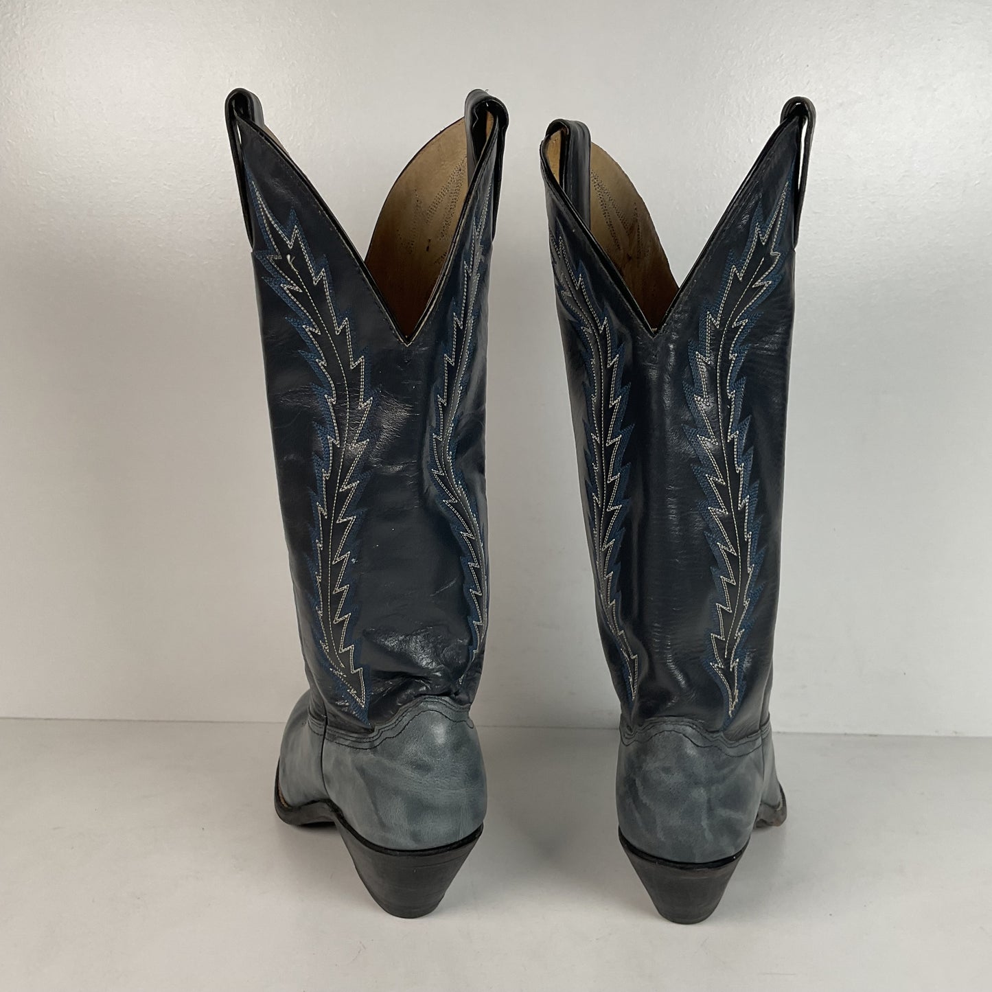 Vintage Abilene Cowgirl Boots | USA Made | Marbled Leather | Women’s 8 M