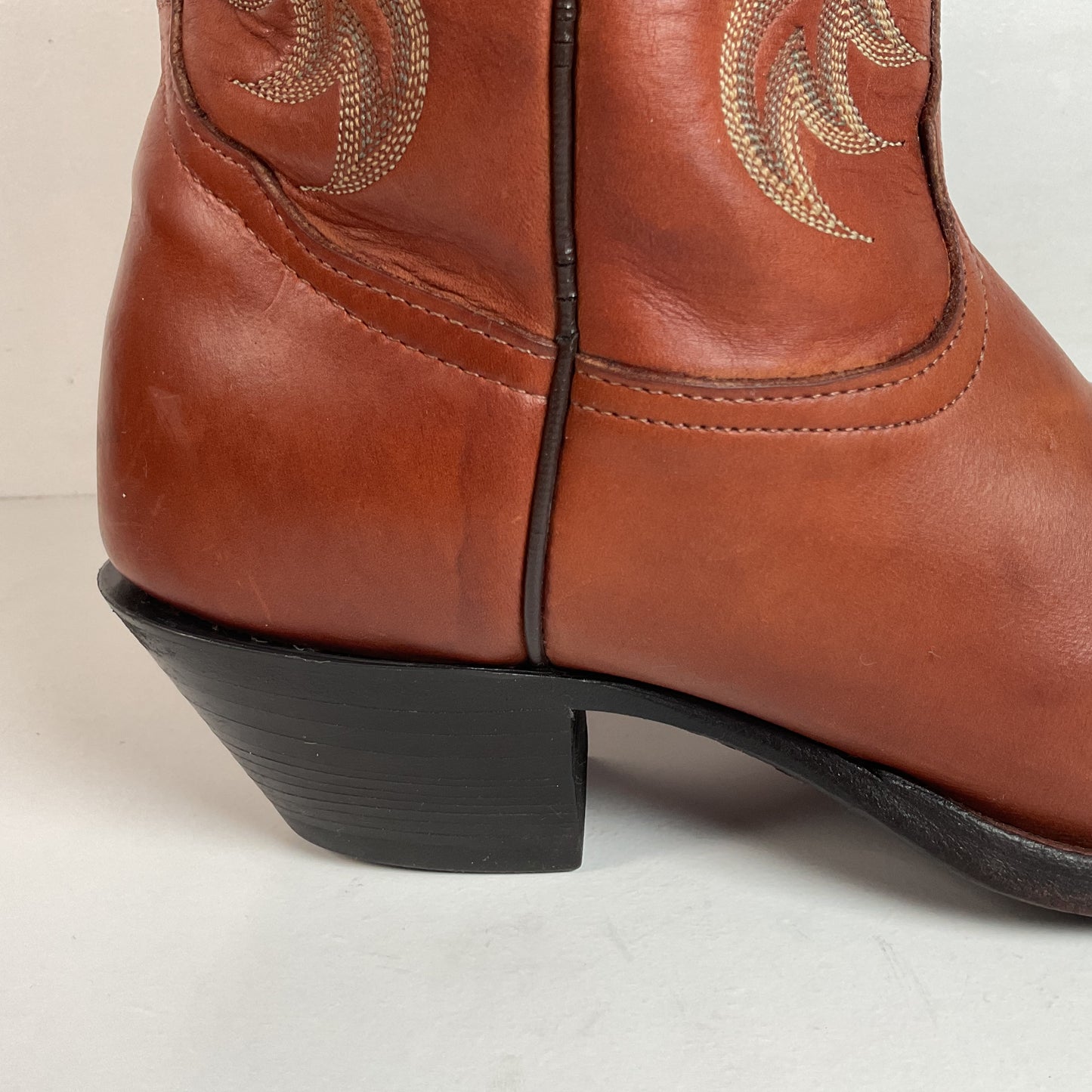 Vintage Tony Lama Rattlesnake Wingtip Cowboy Boots 10 D Diamondback Snakeskin