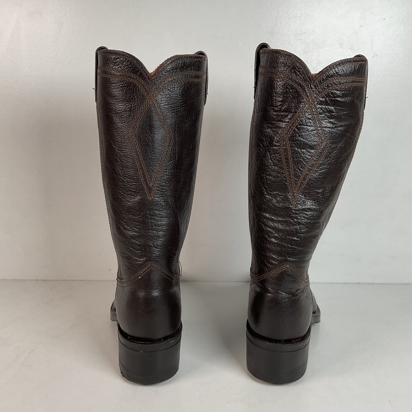Vintage Texas Water Buffalo Cowboy Boots | USA Made | Exotic | Men’s 8.5 D