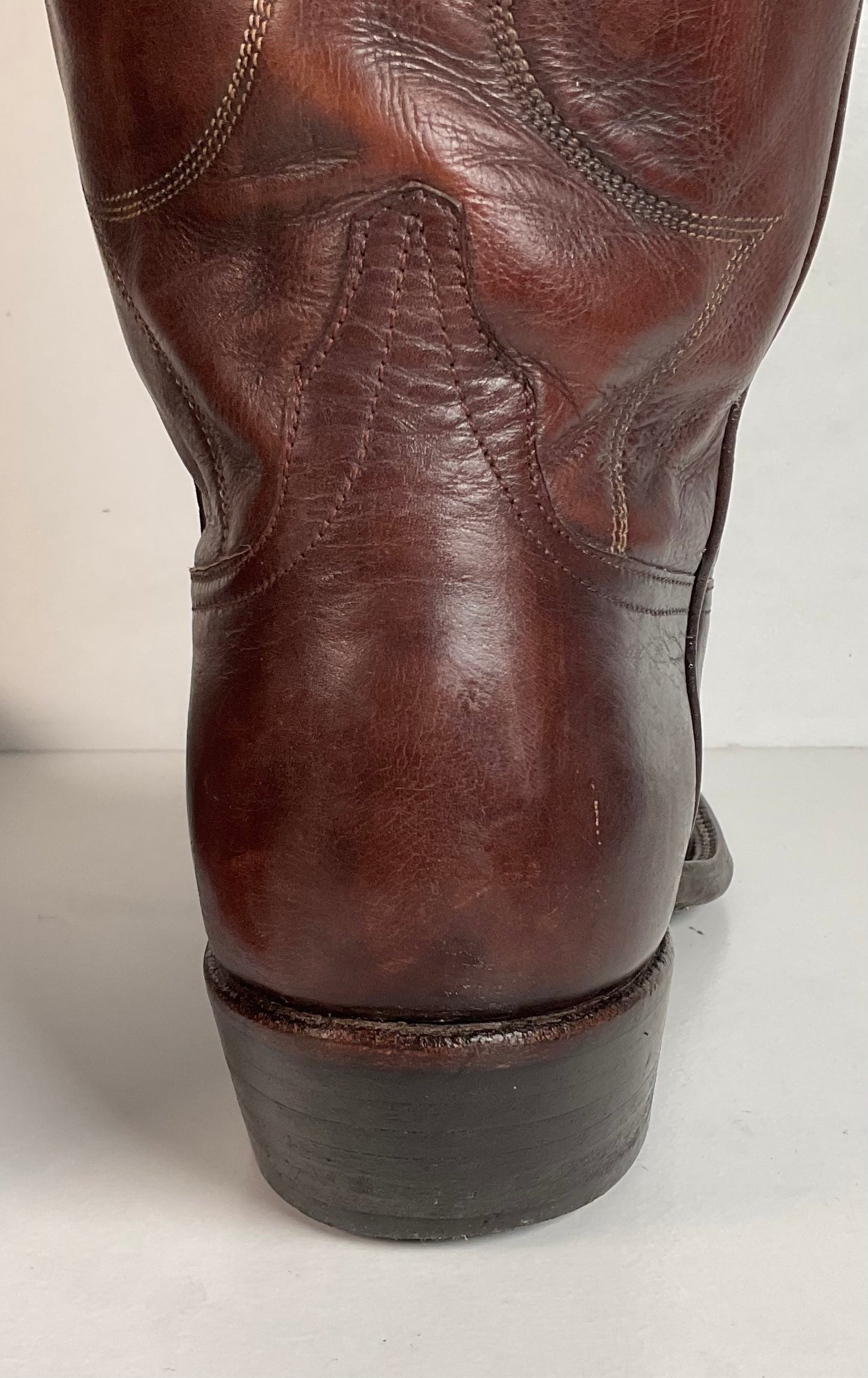 Vintage Rocky Carroll Custom Cowgirl Boots 8-8.5 Texas Americana